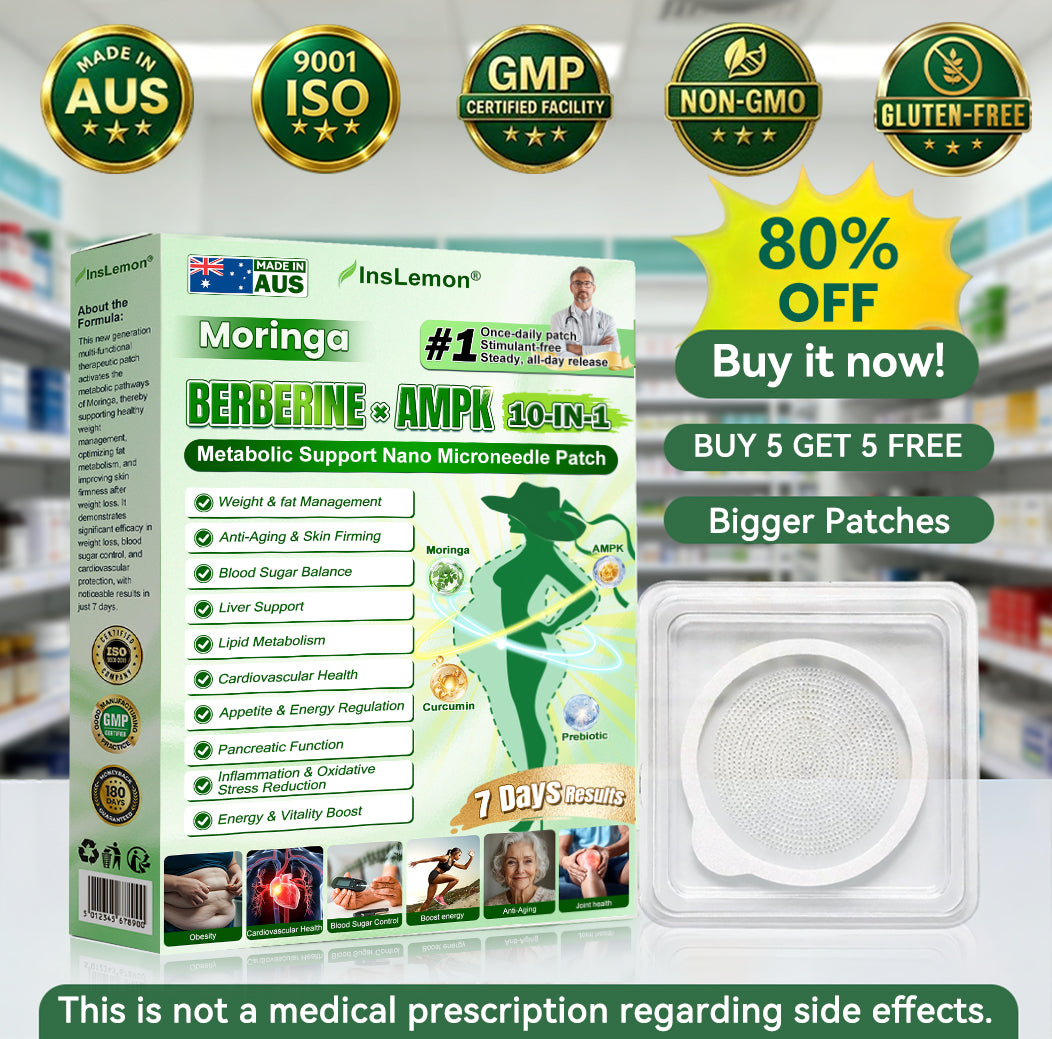 𝐈𝐧𝐬𝐋𝐞𝐦𝐨𝐧® 𝗠𝗼𝗿𝗶𝗻𝗴𝗮 × 𝗕𝗲𝗿𝗯𝗲𝗿𝗶𝗻𝗲 × 𝗔𝗠𝗣𝗞 𝟭𝟬-𝗶𝗻-𝟭 𝗠𝗲𝘁𝗮𝗯𝗼𝗹𝗶𝗰 𝗦𝘂𝗽𝗽𝗼𝗿𝘁 𝗡𝗮𝗻𝗼 𝗠𝗶𝗰𝗿𝗼𝗻𝗲𝗲𝗱𝗹𝗲 𝗣𝗮𝘁𝗰𝗵 (𝐉𝐮𝐬𝐭 𝐨𝐧𝐜𝐞 𝐚 𝐝𝐚𝐲, 𝐯𝐢𝐬𝐢𝐛𝐥𝐞 𝐜𝐡𝐚𝐧𝐠𝐞𝐬 𝐢𝐧 𝟕 𝐝𝐚𝐲𝐬） ✅ 𝐅𝐨𝐫 𝐨𝐛𝐞𝐬𝐢𝐭𝐲, 🅛🅞🅞🅢🅔 🅢🅚🅘🅝,𝐝𝐢𝐚𝐛𝐞𝐭𝐞𝐬, 𝐬𝐥𝐞𝐞𝐩 𝐚𝐩𝐧𝐞𝐚, 𝐣𝐨𝐢𝐧𝐭 𝐢𝐬𝐬𝐮𝐞𝐬, 𝐚𝐧𝐝 𝐦𝐨𝐫𝐞🌟