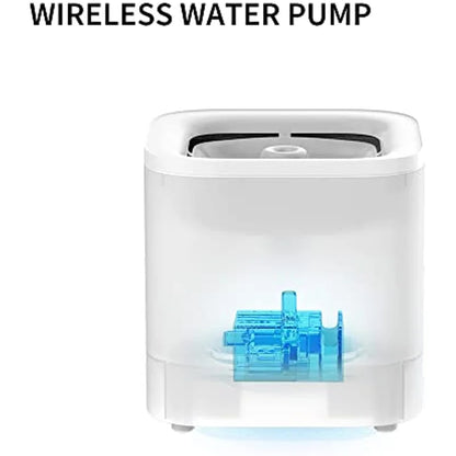 PETKIT 63oz/1.85L Pet Water Fountain for Cats and Small Dogs Super Quiet Hygienic Auto Power-Off Cat Water Dispenser